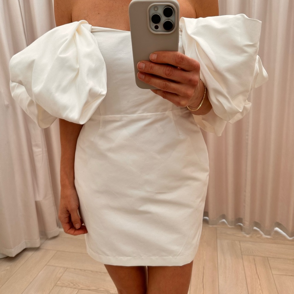 Sarah Seven “Priscilla” Bridal mini dress